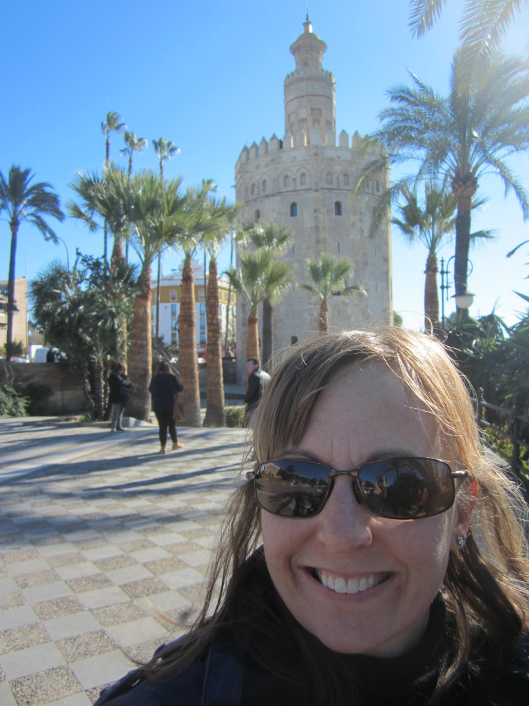 The Golden Tower in Seville Spain